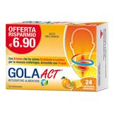 F&F - GOLA ACT - GUSTO MIELE E ARANCIA 24 Compresse Orosolubili